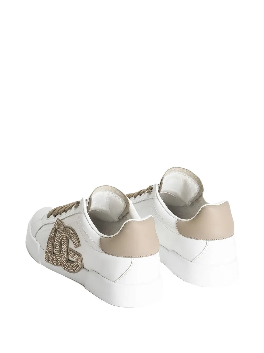 Dolce & Gabbana Portofino Logo-Embellished Low-Top