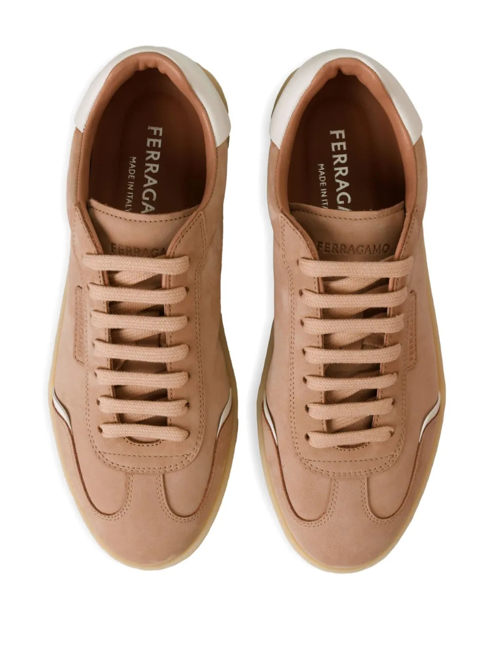 Ferragamo Suede Low-Top Trainers